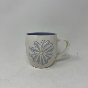 Starbucks 2006 3D Sculpted Flower Coffee Mug Cup Lavender 14oz